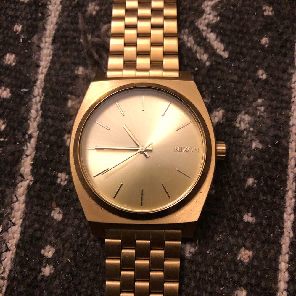 Nixon All Gold Minimal "The Time Teller" Watch